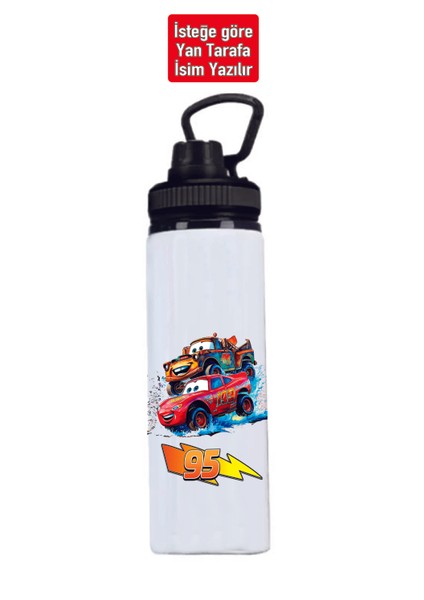 Şimşek Baskılı Metal Suluk 850ML.