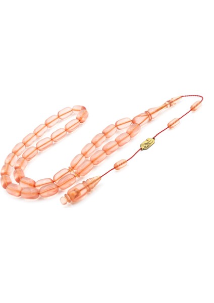 Mehmet Emin Ceylan Imzalı Pembe Çubuk Katalin Tesbih fiyatları