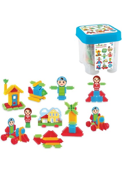 03324 Kaktüs Bloklar Koca 120PCS