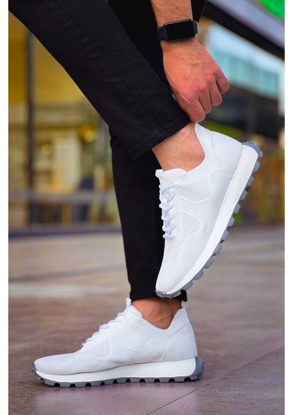 Erkek Triko Spor Ayakkabı Beyaz MN2409 modelleri