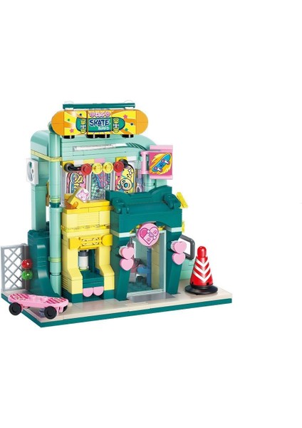 KP28009 Keeppley Sokak Seri Blok Seti -Vagon Life modelleri