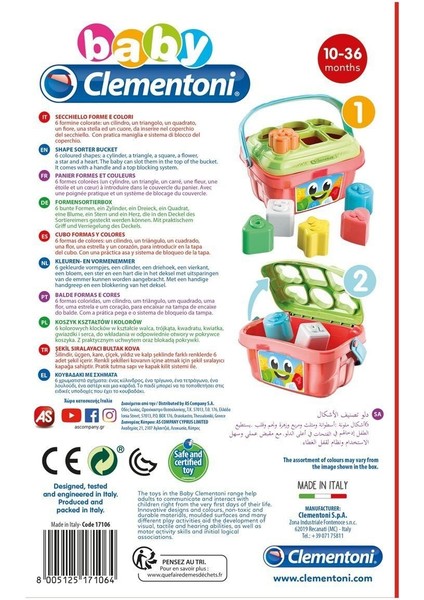 17106 Baby Clementoni - Bultak Kova 9-36 Ay modelleri