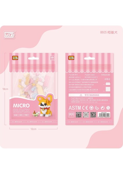 LZ8605 Loz Köpek Blok Seti Mini Poşet -Vagon Life