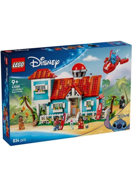 43268 LEGO Disney Lilo ve Stiç Plaj Evi 834 Parça +9 Yaş