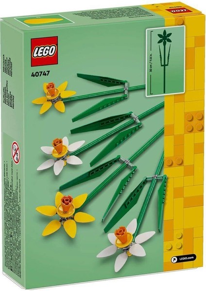 40747 Lego® Iconic Botanical Collection Nergis 247 Parça +8 Yaş indirimleri