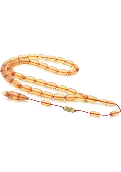 Mehmet Emin Ceylan Imzalı Bej Çubuk Katalin Tesbih