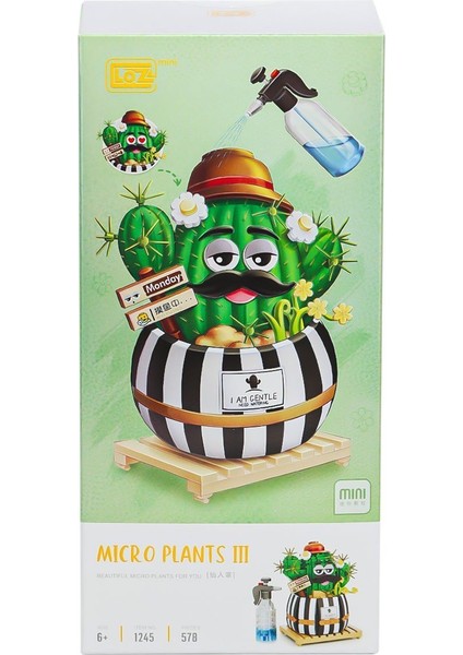 LZ1245 Loz Kaktüs Blok Seti -Vagon Life