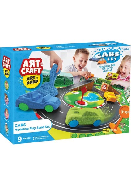 03948 Artsand Arabalar Kum Seti 600 gr -Fentoys modelleri