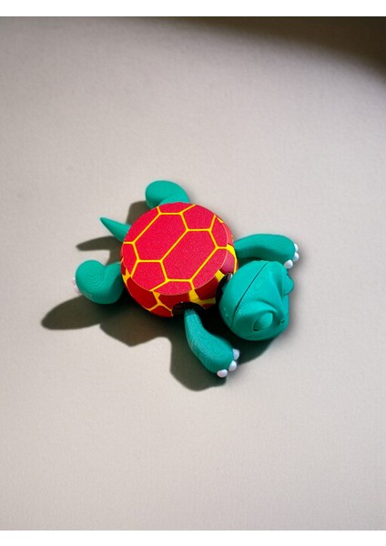 Fanatik Kaplumbağa Bardak Altlığı – Hareketli ve Eğlenceli Kupa Altlığı(Kırmızı-Sarı Çizgili) modelleri