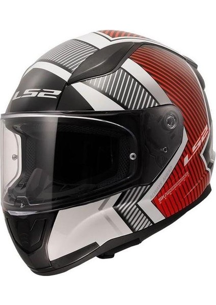 Rapid 2 Extra Race Full Face Motosiklet Kaskı Yarış Spoiler + Şeffaf + Siyah Vizörlü