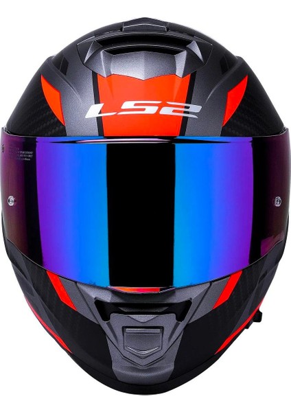 Storm 2 Racer Full Face Motosiklet Kaskı Gökkuşağı Vizörlü fiyatları