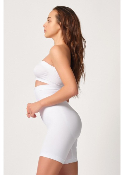 Beyaz Mı Emay 2087 Önden Agraflı Paçalı Korse fiyatları