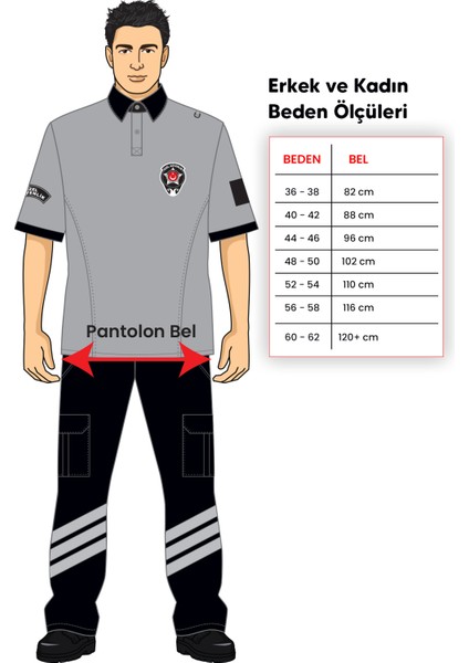 Özel Güvenlik Şartnamesine Uygun, Özel Güvenlik Pantolon, Ripstops Likralı fırsatları