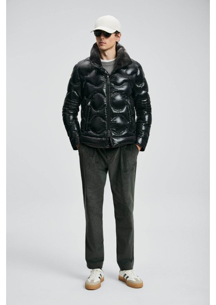 Roy Kaz Tüyü Siyah Erkek Mont 112120247 modelleri