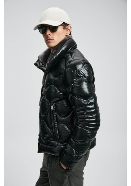 Roy Kaz Tüyü Siyah Erkek Mont 112120247 indirimleri