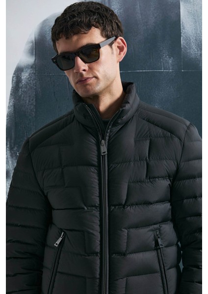 Lukas Kaz Tüyü Siyah Erkek Mont 112120245 fiyatları