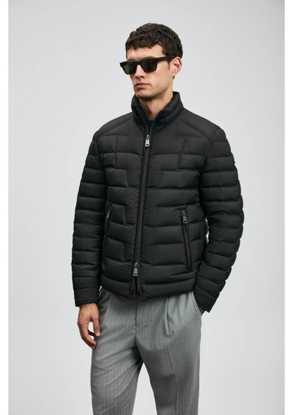 Lukas Kaz Tüyü Siyah Erkek Mont 112120245 indirimleri