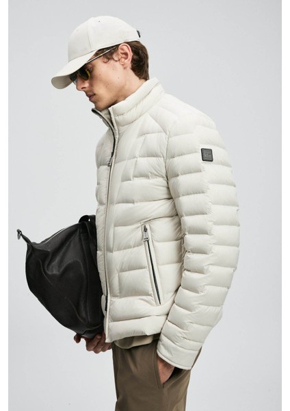 Lukas Kaz Tüyü Ekru Erkek Mont 112120245 indirimleri