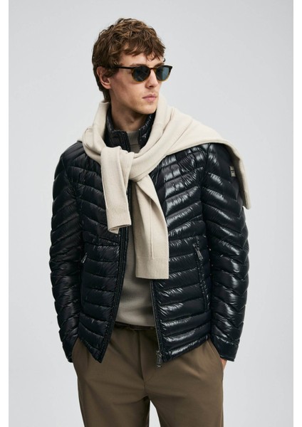 Luc Kaz Tüyü Siyah Erkek Mont 112120238