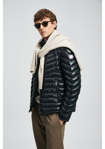 Luc Kaz Tüyü Siyah Erkek Mont 112120238 modelleri