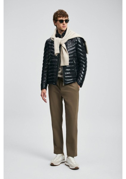 Luc Kaz Tüyü Siyah Erkek Mont 112120238 indirimleri