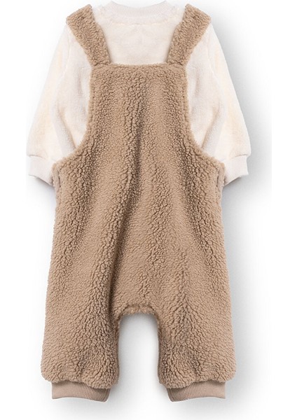 Yenidoğan Erkek Bebek Salopet-Sweatshirt Düğmeli Modelli Yaka Uzun Kol Patiksiz fiyatları