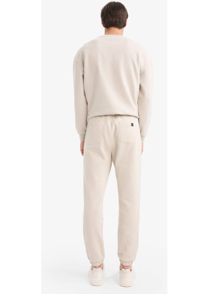 Slim Fit Dar Kesim Fermuar Cepli Pike Eşofman Altı D5258AX25AU