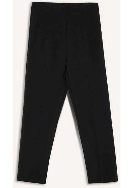 Carrot Fit Fermuarlı Yüksek Bel Dar Paça Crop Pantolon C2466AX25AU