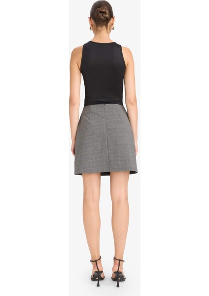 A Kesim Yüksek Bel Mini Etek D3062AX25AU fırsatları