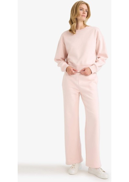 Straight Fit Basic Düz Cepli Yüksek Bel Eşofman Altı B8571AX25AU modelleri