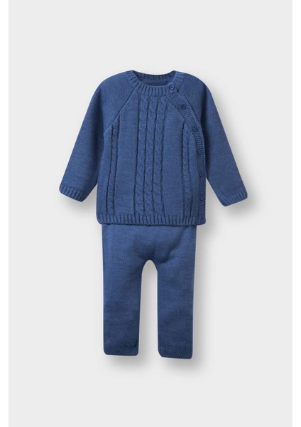 Erkek Bebek 2'li Takım Triko Kazak Alt C9589A525WN