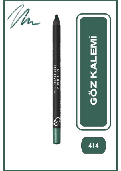 Dream Eyes Göz Kalemi No:414 Lake Green – Yumuşak Dokulu, Uzun Süre Kalıcı ve Rahat Sürüm fiyatları