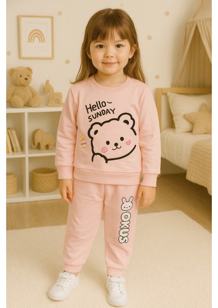 Kız Çocuk Mevsimlik Alt Üst Takım Kreş Anaokul Ilkokul Okul