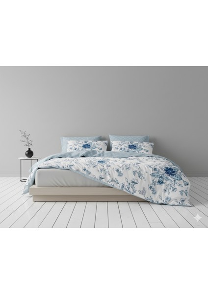 Ranforce Onix Mavi Çift Kişilik Nevresim Takımı fiyatları