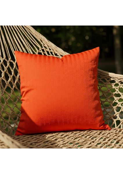 Solaris 50 x 50 cm Dekoratif Kırlent Kılıfı – Modern Tasarım Turuncu Yastık Kılıfı modelleri