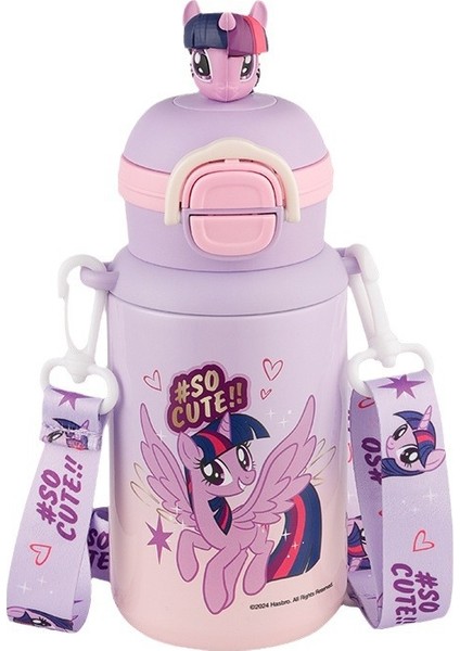 Midilli Poly 316 Paslanmaz Çelik Çocuk Termos Dak 316 Pipet Su Dağı Kız Okul Okul Taşınabilir Dak (Yurt Dışından)