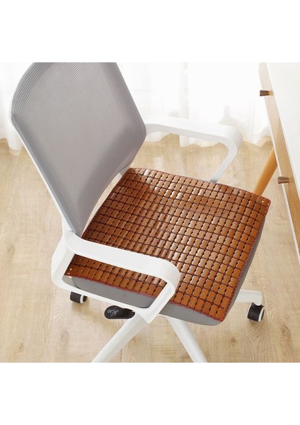 Koltuk Minderi Yaz Mahjong Mat Öğrenci Kaymaz Koltuk Minderi Ofis Bilgisayar Sandalye Minder Yaz Nefes Alabilir Araba Koltuk Minderi (Yurt Dışından)