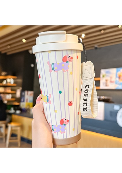 316 Çift Içecek Paslanmaz Çelik Yalıtım Dağı Yüksek Değerli Taşınabilir Kahve Su Dağı Panda Çift Içecek Soğuk Sıcak Boru Dağı (Yurt Dışından)