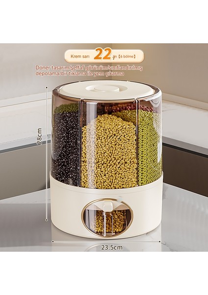 Tahıl Depolama Kutusu Ayrılmış Döner Pirinç Varil Böcek Geçirmez Neme Da Lı Conta (Yurt Dışından)