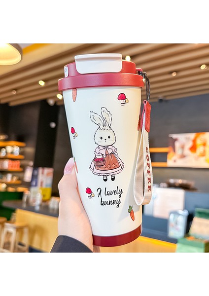 316 Çift Içecek Paslanmaz Çelik Yalıtım Dağı Yüksek Değerli Taşınabilir Kahve Su Dağı Panda Çift Içecek Soğuk Sıcak Boru Dağı (Yurt Dışından)