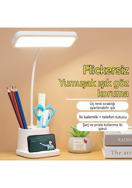 Yaratıcı Öğrenci Yurdu Masa Göz Başucu Lamba (Yurt Dışından)