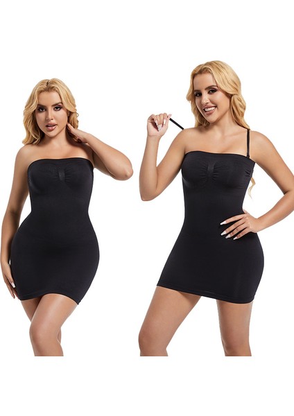 Kadın Vücut Şekillendirici Iç Çamaşırı Askı Sarılı Göğüs Germe Karın Şekillendirici Dikişsiz Elbise (Yurt Dışından) fiyatları