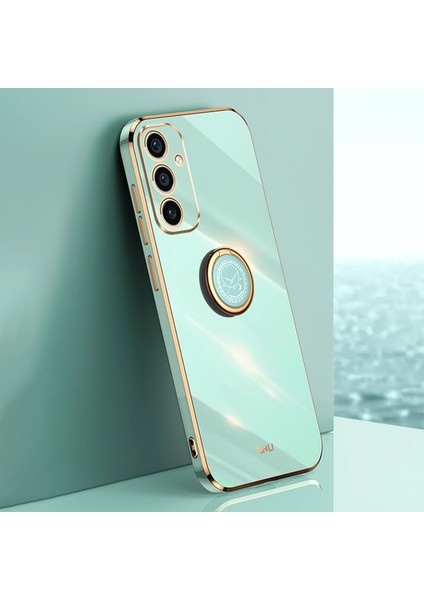 Xınlı Samsung Galaxy A15 4G/A15 5g Kılıf Yumuşak Tpu Elektrokaplamalı Destek Koruyucu Kılıf-Camgöbeği (Yurt Dışından) fiyatları