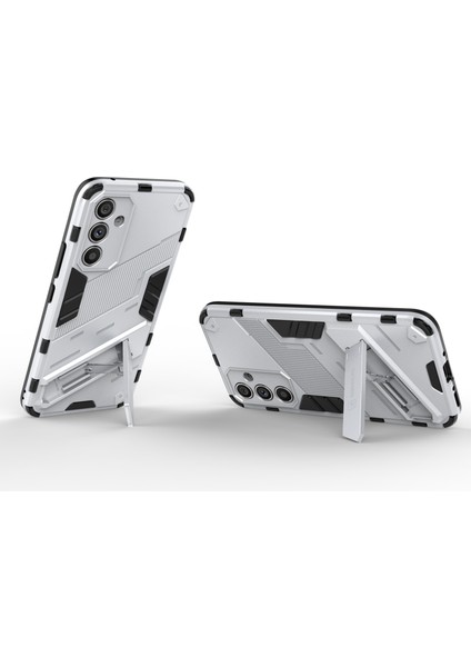 Samsung Galaxy A54 5g Için Çizilmez Telefon Kılıfı, Düşmeye Karşı Sert Pc Yumuşak Tpu Hibrit Telefon Kılıfı Ayaklık-Beyaz (Yurt Dışından) fiyatları