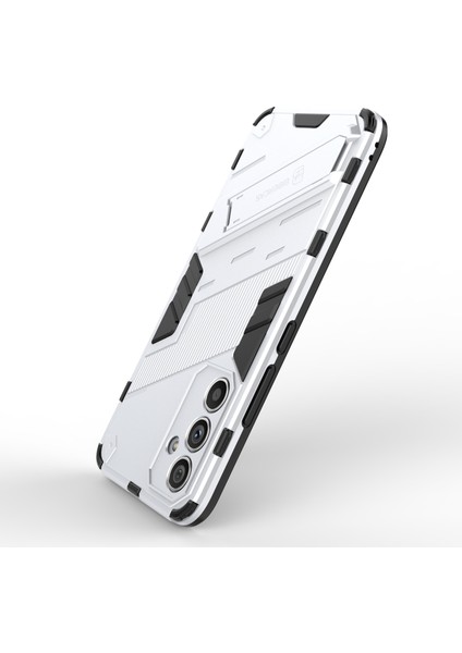 Samsung Galaxy A54 5g Için Çizilmez Telefon Kılıfı, Düşmeye Karşı Sert Pc Yumuşak Tpu Hibrit Telefon Kılıfı Ayaklık-Beyaz (Yurt Dışından) modelleri