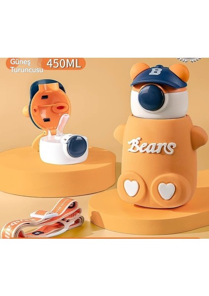 Termos Dak Çocuklar 316 Yüksek Yüz Değerli Pipet Su Şişesi Kızlar (Yurt Dışından)