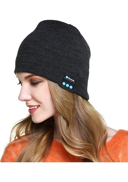 Yeni Moda Bluetooth Örgü Şapka Sonbahar ve Kış Sıcak Müzik Kulaklık Kapağı Stereo Tek Parça Termal Şapka (Yurt Dışından) fiyatları