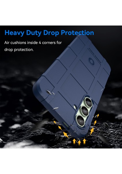 Samsung Galaxy S24 Fe Kılıf Izgara Tasarım Yumuşak Tpu Çizilmeye Dayanıklı Telefon Kılıfı-Mavi (Yurt Dışından) fırsatları