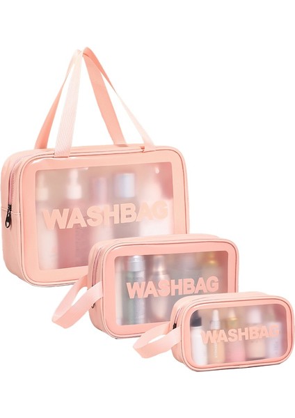 Tianzerunqisem Taşınabilir Pvc Su Geçirmez Kozmetik Çantası - Seyahat Makyaj Çantası (Yurt Dışından)