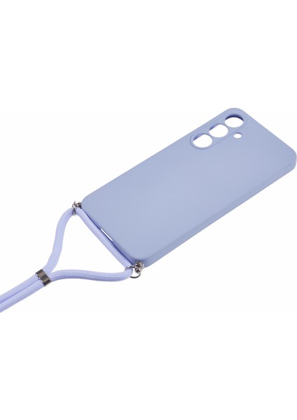 Samsung Galaxy A16 4g/5g Kılıf Esnek Tpu Fiber Astar Darbeye Dayanıklı Çapraz Askılı Telefon Kılıfı-Açık Mor (Yurt Dışından) fiyatları
